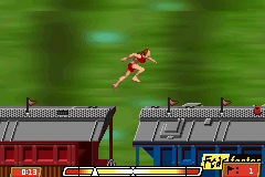 Fear Factor: Unleashed (Game Boy Advance) screenshot: Runaway Train gameplay