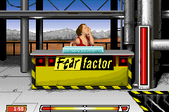 Fear Factor: Unleashed (Game Boy Advance) screenshot: Gross Out Buffet gameplay