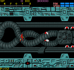 Section-Z (Arcade) screenshot: First Wave.