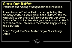 Fear Factor: Unleashed (Game Boy Advance) screenshot: Gross Out Buffet introduction