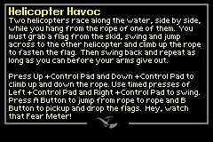 Fear Factor: Unleashed (Game Boy Advance) screenshot: Helicopter Havoc introduction