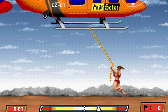 Fear Factor: Unleashed (Game Boy Advance) screenshot: Helicopter Havoc gameplay