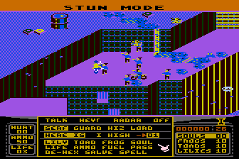 Screenshot of Cycle Knight (Atari 8-bit, 1986) - MobyGames