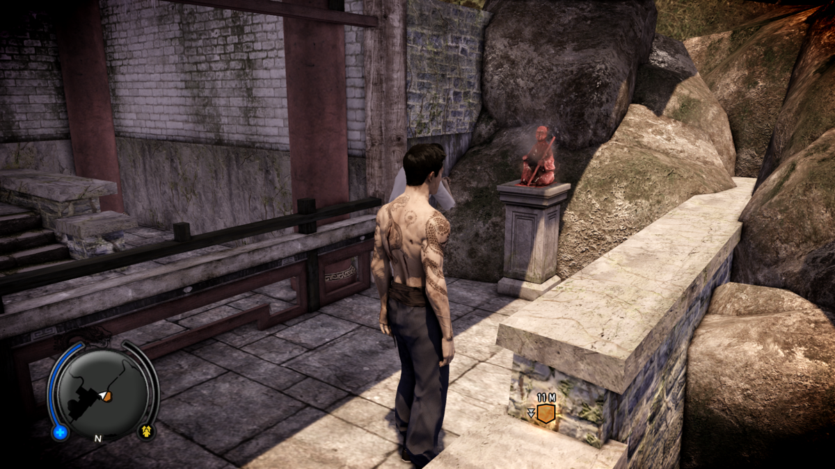 Sleeping Dogs: Zodiac Tournament (Windows) screenshot: The new collectible: Statues representing martial art fighting styles