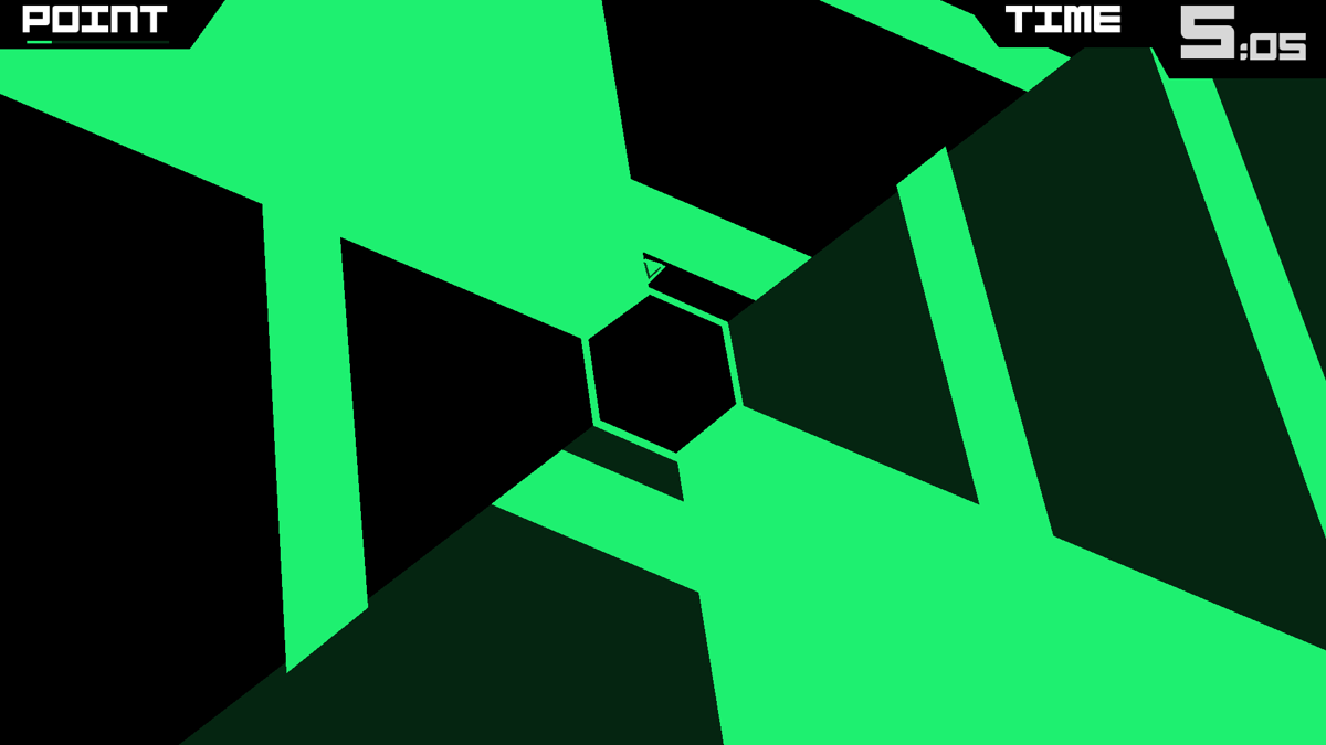 Super Hexagon (Android) screenshot: A pattern