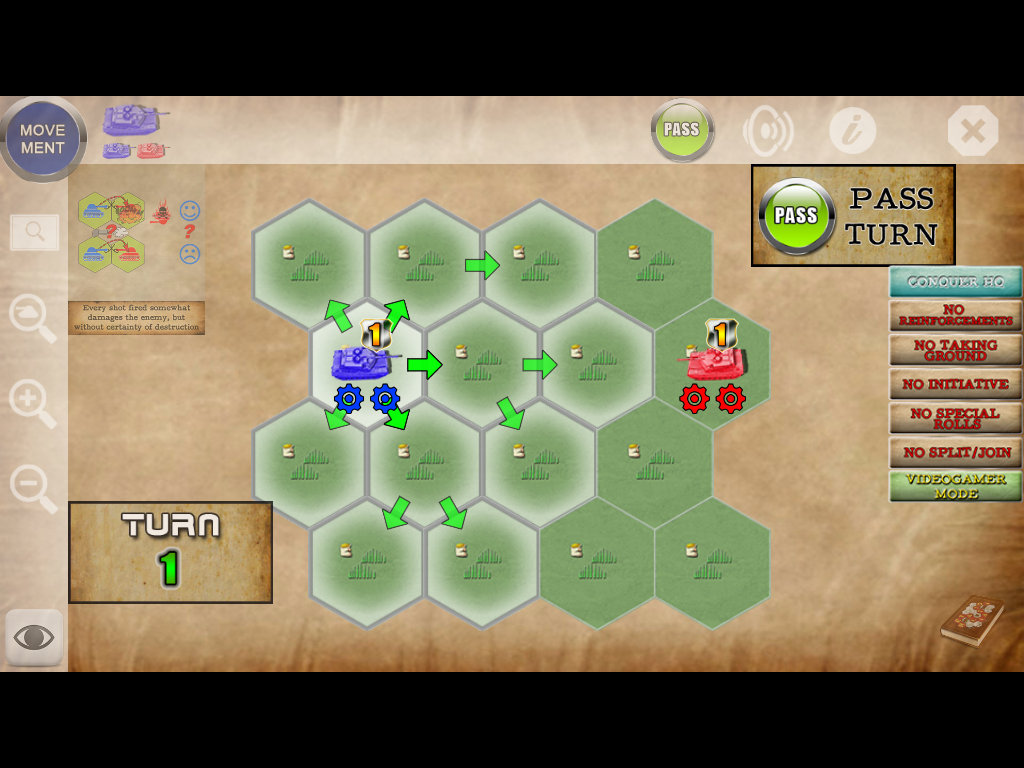 Retaliation: Path of War (iPad) screenshot: Starting mission 3