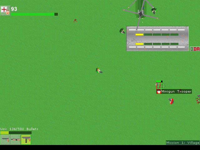 Meteor (Windows) screenshot: Aiming at an enemy