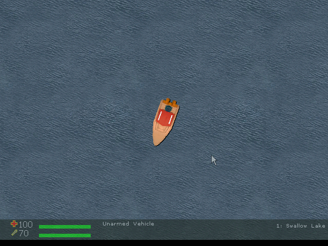 Meteor 2 (Windows) screenshot: Travelling by boat