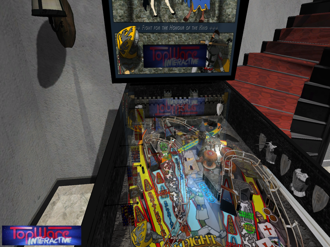 Dream Pinball 3D (Windows) screenshot: Fight for the Honour of the King (Knight Tournament table)