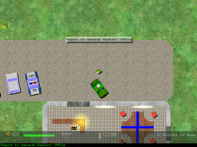 Meteor 2 (Windows) screenshot: At the generals office