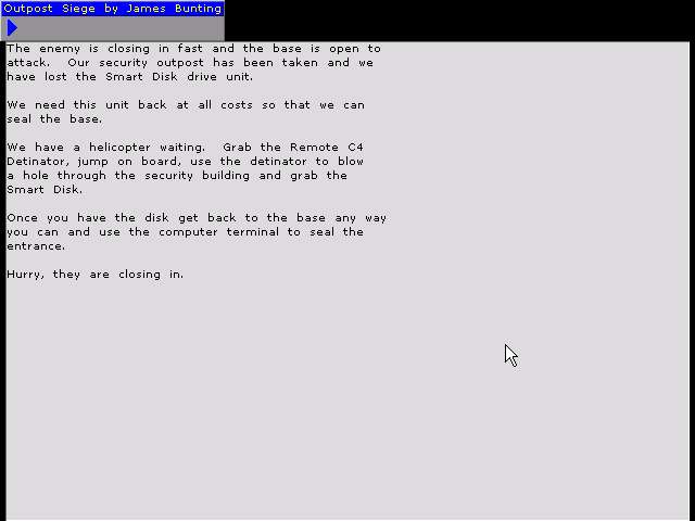 Meteor (Windows) screenshot: Briefing