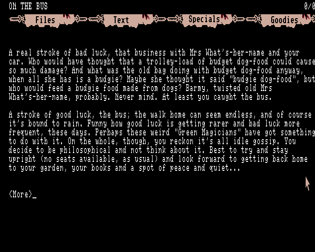 Jinxter (Amiga) screenshot: introduction