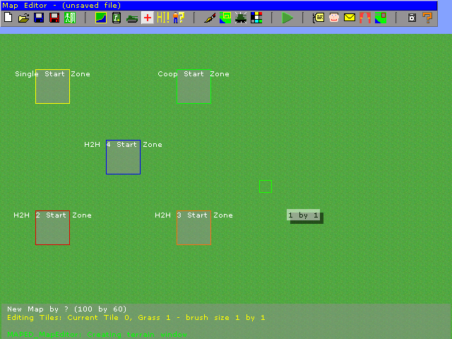 Meteor (Windows) screenshot: The map editor