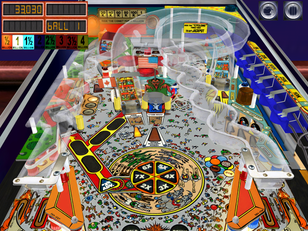 Screenshot of The Pinball Arcade (iPad, 2012) MobyGames