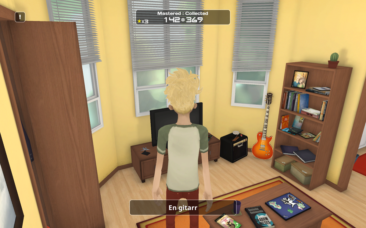 Influent (Windows) screenshot: The room is cozy enough.