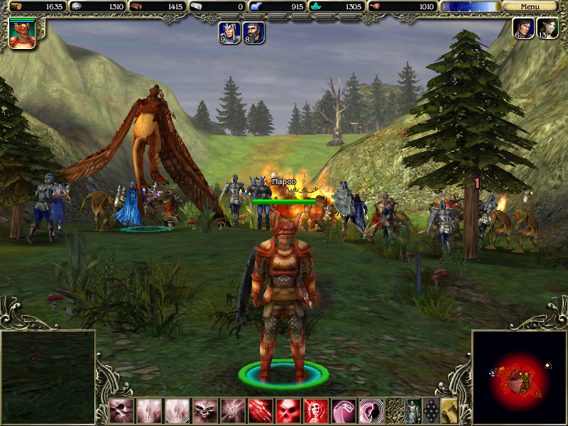 SpellForce: The Order of Dawn (Windows) screenshot: Battle orcs vs humans