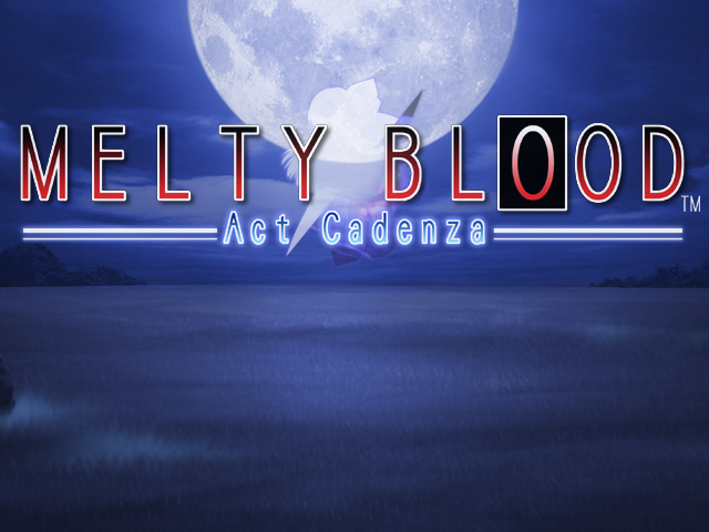 Melty Blood: Act Cadenza Ver.B (Windows) screenshot: Title