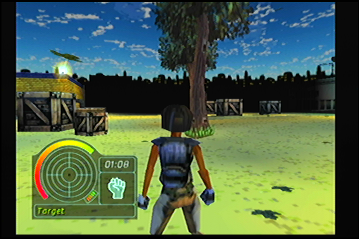 Urban Chaos (Dreamcast) screenshot: The Chaos of falling leaves