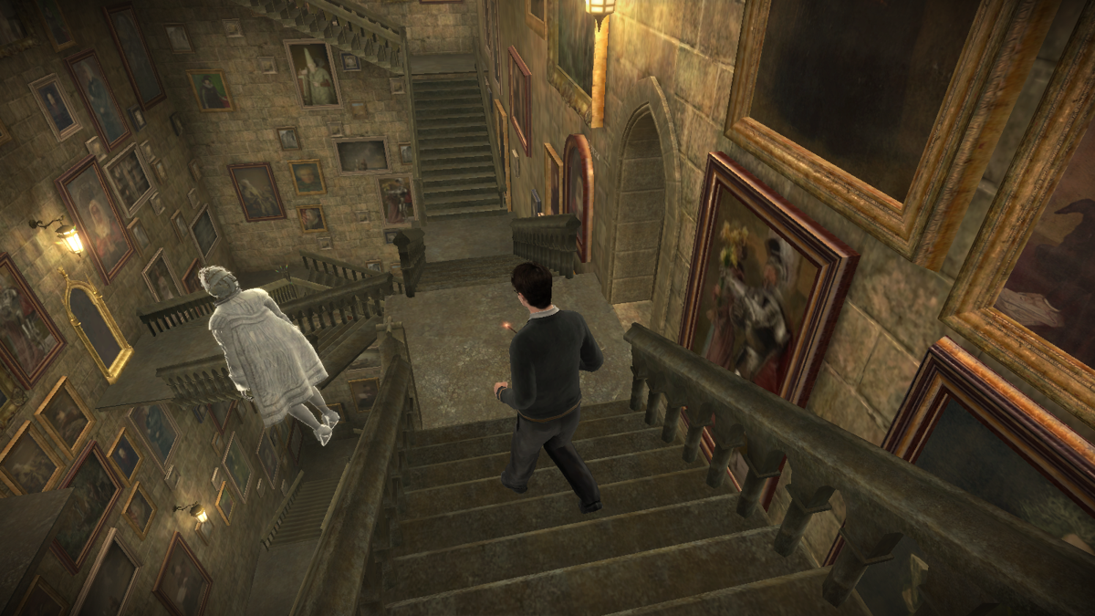 Harry Potter and the Half-Blood Prince (Windows) screenshot: Grand Staircase