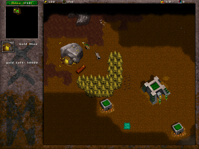 Wyrmsun (Windows) screenshot: A gold mine.