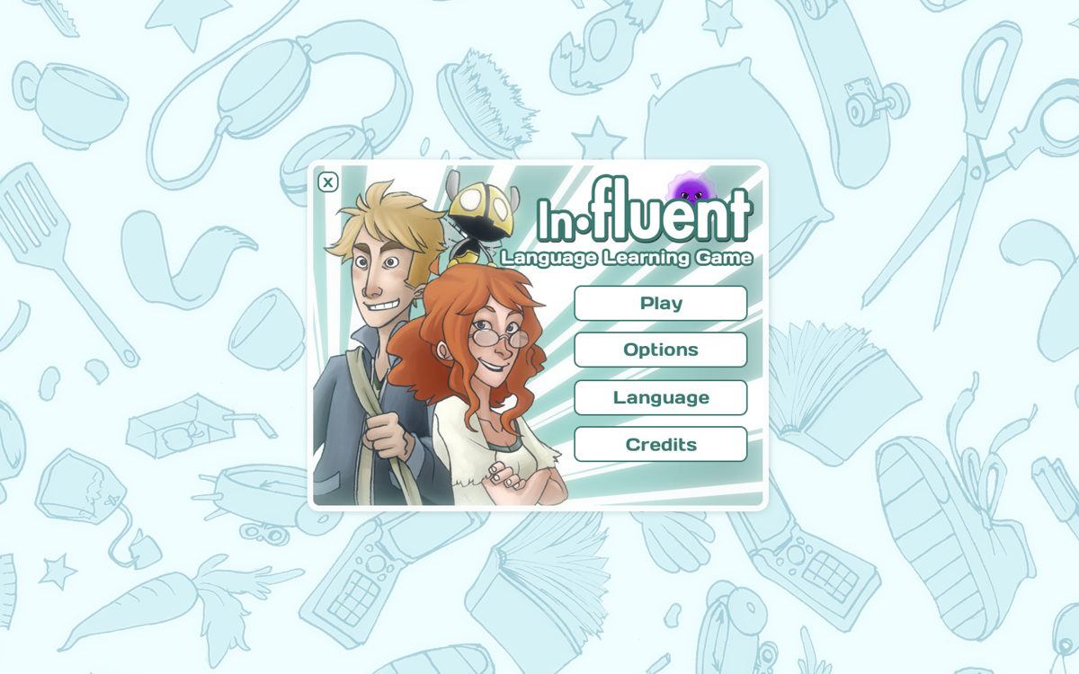Influent (Windows) screenshot: Main menu.