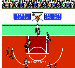 All-Pro Basketball (NES) screenshot: Jump shot