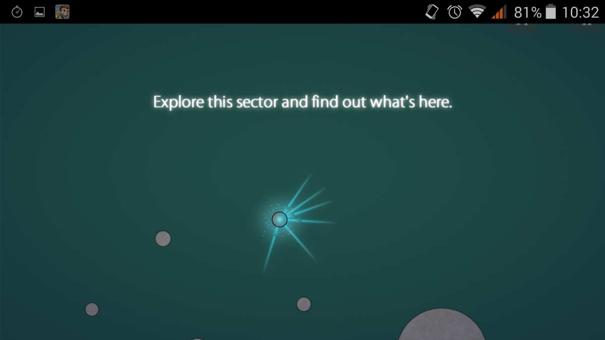Eufloria HD (Android) screenshot: Starting a level.