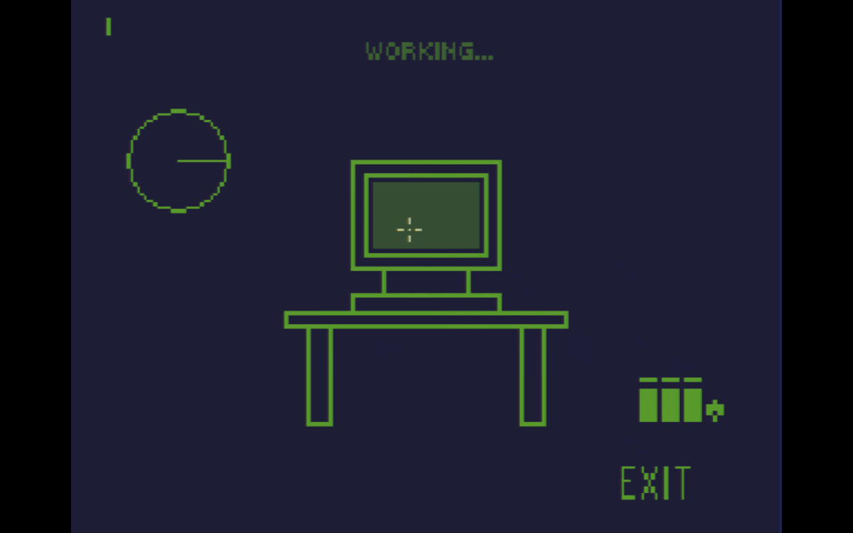Nordic Game Jam (Windows) screenshot: Working on the game (by clicking furiously)