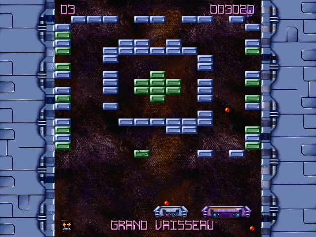Brick Blaster (Windows) screenshot: Mmmm, is that a longer paddle or are you just happy to see me?