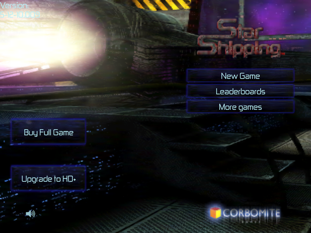 Star Shipping Inc. (iPad) screenshot: Main menu