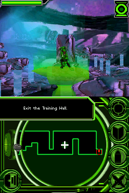 Green Lantern: Rise of the Manhunters (Nintendo DS) screenshot: The new move