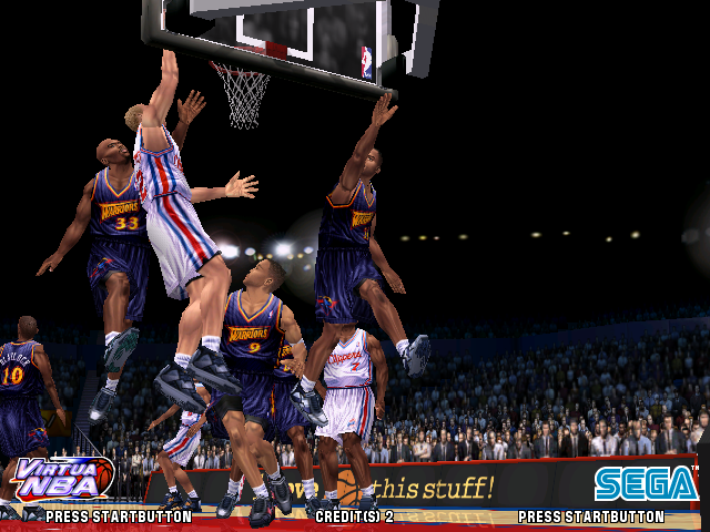 Virtua NBA (Arcade) screenshot: Game intro