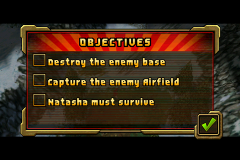 Command & Conquer: Red Alert (iPhone) screenshot: Objectives