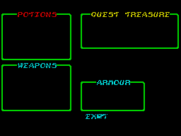 HeroQuest (ZX Spectrum) screenshot: Hanging on to nothing at the start