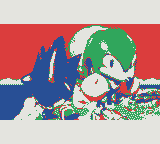 Sonic Adventure 7 (Game Boy Color) screenshot: The opening "cutscene", which is obviously stolen from Sonic & Knuckles.