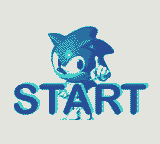 Sonic Adventure 7 (Game Boy Color) screenshot: Start? Yeah.
