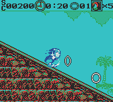 Sonic Adventure 7 (Game Boy Color) screenshot: Gotta go fast!