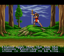 Knights of the Round (SNES) screenshot: The story