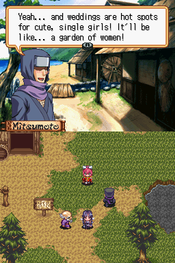 Izuna 2: The Unemployed Ninja Returns (Nintendo DS) screenshot: Mitsumoto
