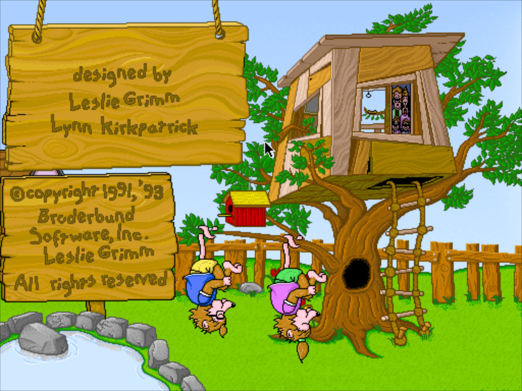 The Treehouse (Macintosh) screenshot: Title Screen