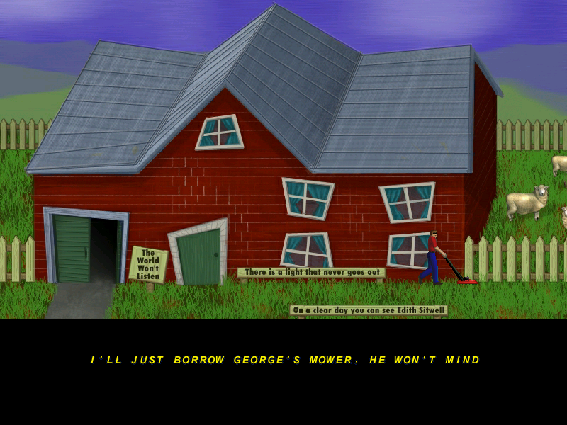 Hover Bovver (Windows) screenshot: Borrowing the first mower