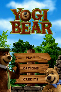 Yogi Bear (Nintendo DS) screenshot: Title screen