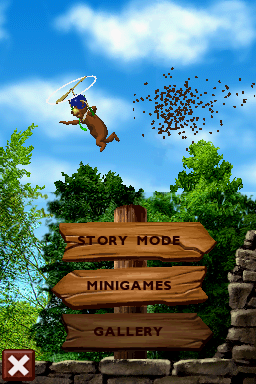 Yogi Bear (Nintendo DS) screenshot: Menu
