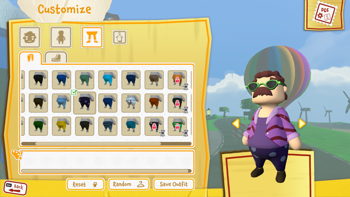 Totally Reliable Delivery Service (Windows) screenshot: Character customization