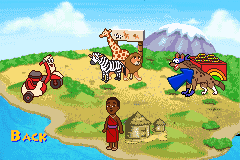 Dora the Explorer: Dora's World Adventure (Game Boy Advance) screenshot: Games in Tanzania featuring the Kilimanjaro