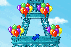 Dora the Explorer: Dora's World Adventure (Game Boy Advance) screenshot: The arrow is the same as the cartoon's