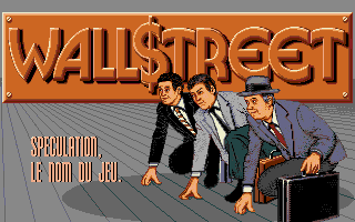 Wall$treet (Atari ST) screenshot: Title screen.