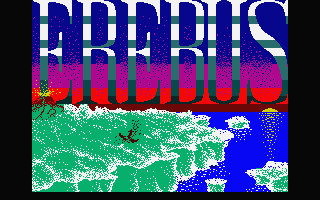 Erebus (Atari ST) screenshot: Title screen.