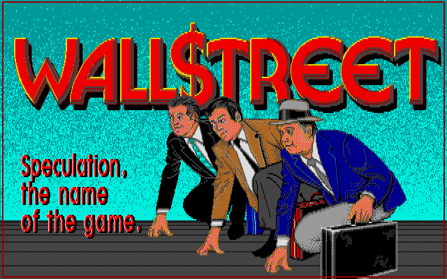 Wall$treet (Amiga) screenshot: Title screen.