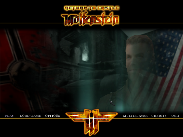Return to Castle Wolfenstein (Windows) screenshot: Main menu